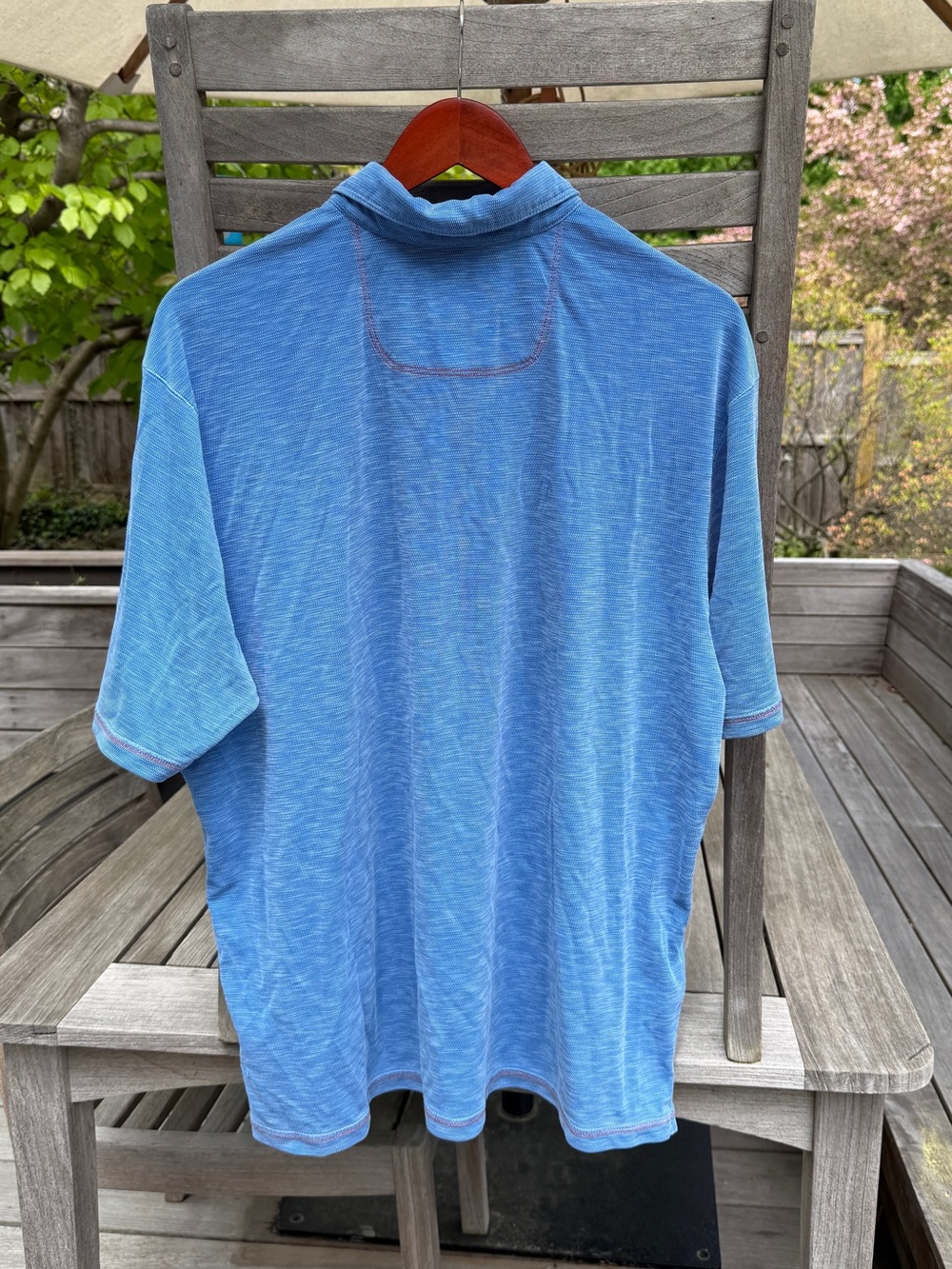 Tommy Bahama Blue Polo - XL Men - Picture 3 of 6